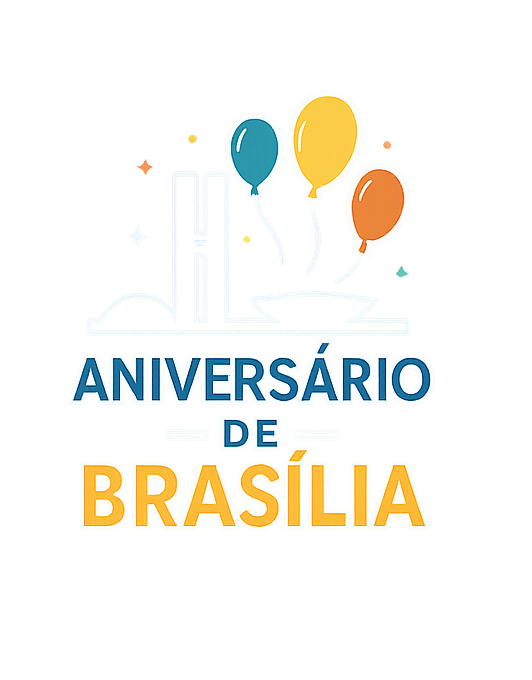 logo aniversário de brasilia